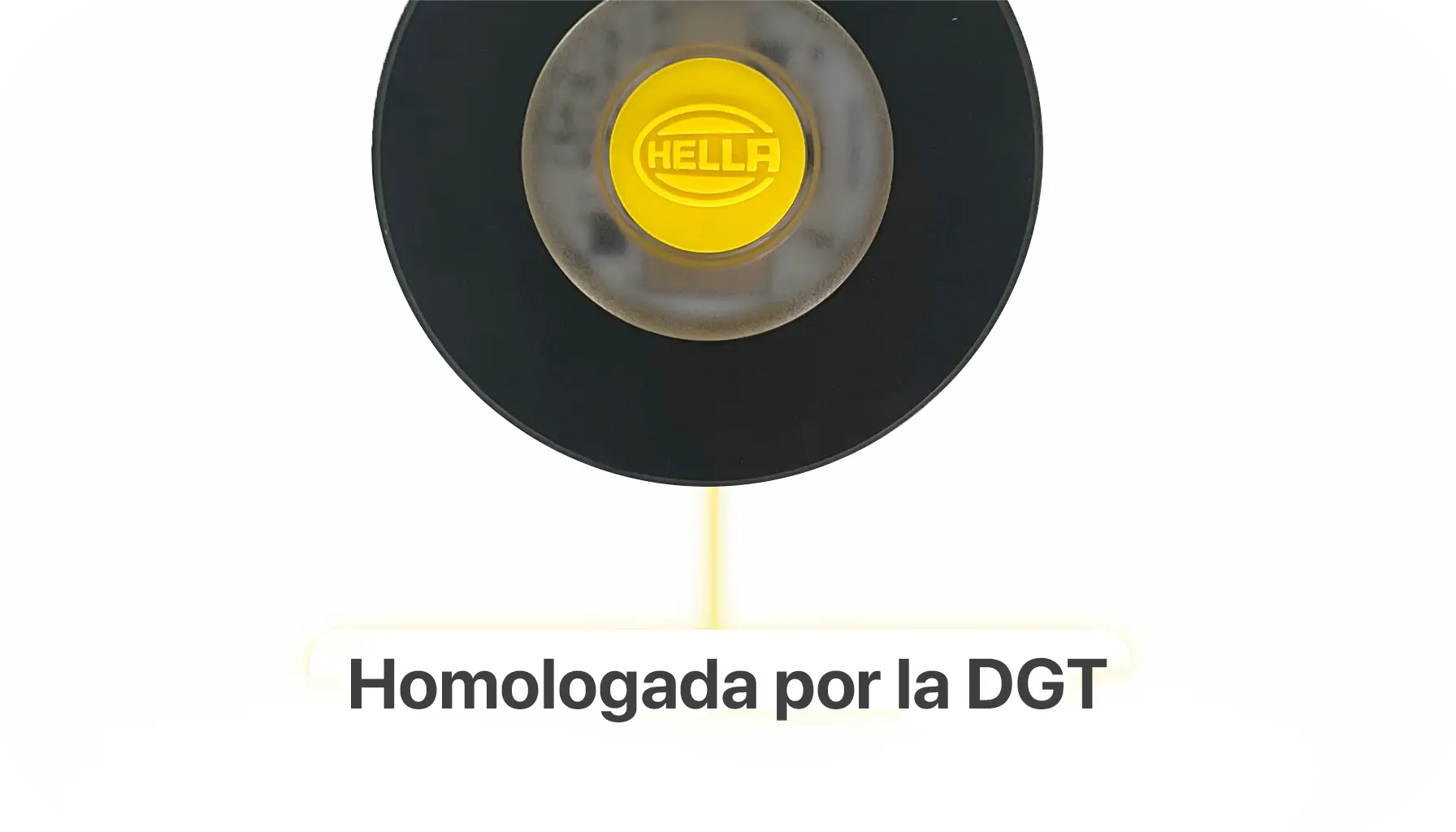 Señal V16 homologada. Baliza de Hella